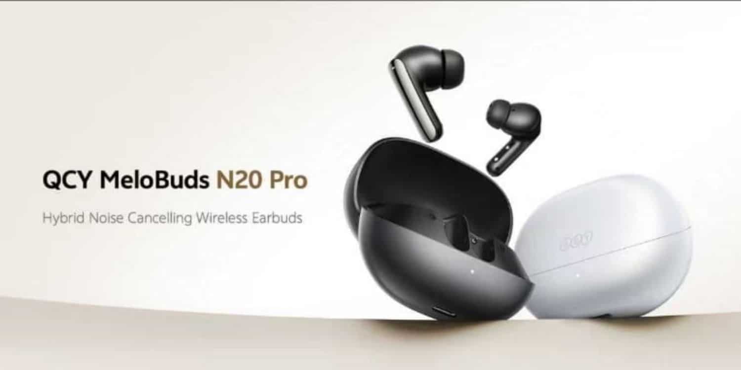 QCY Melobuds N20 Pro 50dB Hybrid ANC + Hi-Res Audio & LDAC TWS Earbuds
