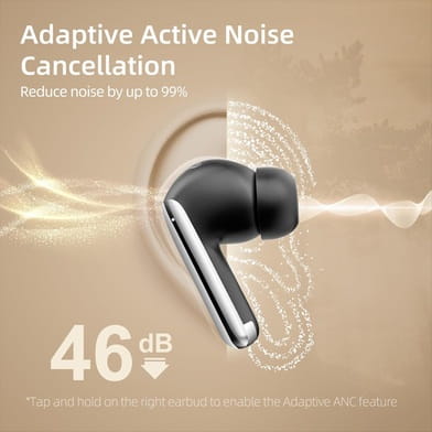 QCY Melobuds N20 Pro 50dB Hybrid ANC + Hi-Res Audio & LDAC TWS Earbuds