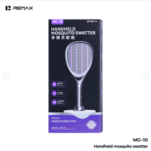 Remax MC10 Electric Mosquito Swatter Racket with Digital Display