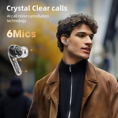 QCY Melobuds N20 Pro 50dB Hybrid ANC + Hi-Res Audio & LDAC TWS Earbuds