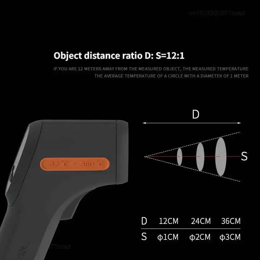 Xiaomi JIMIHOME Digital Infrared Thermometer Non-contact for Kitchen Cooking High Precision Hand Laser Temperature Measuring Gun