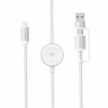 WiWU WI-C105 Titanlink 2-in-1 Apple Watch Charger With 27W Fast Charging Cable