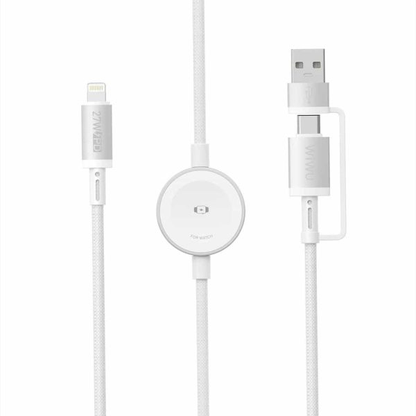WiWU WI-C105 Titanlink 2-in-1 Apple Watch Charger With 27W Fast Charging Cable WiWU WI-C105 Titanlink 2-in-1 Apple Watch Charger With 27W Fast Charging Cable