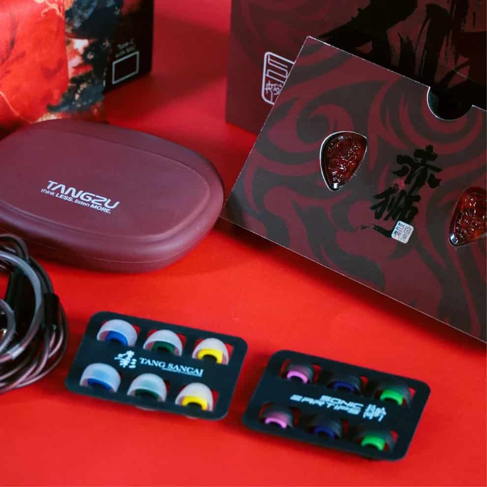 TANGZU WANER SG 2 Red Lion Edition 10mm PET Single Dynamic In-Ear Earphones