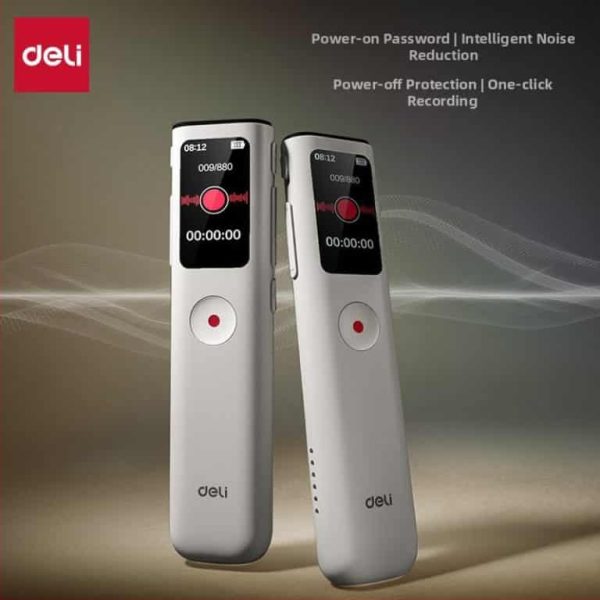 Deli MP305 Powerful Digital Voice Recorder - 8GB