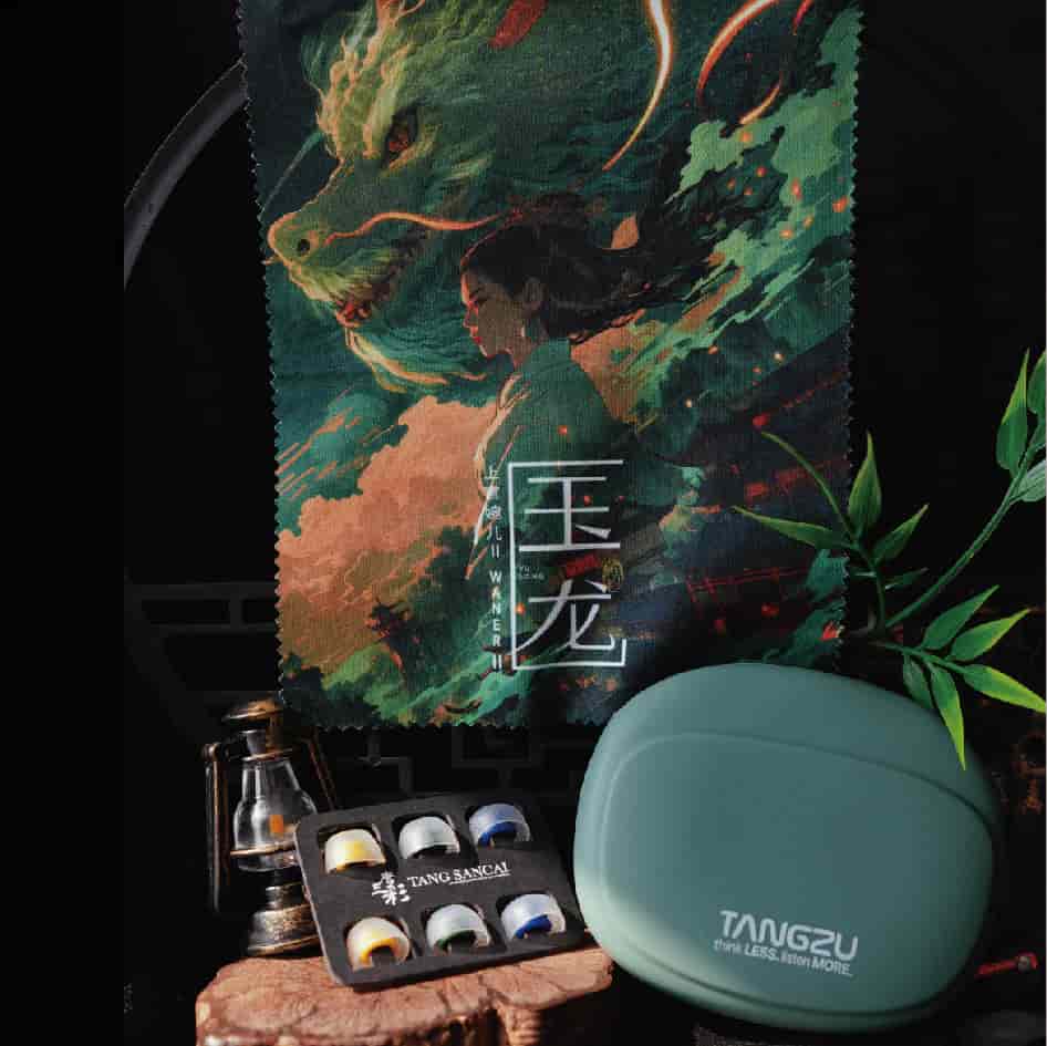 TANGZU WANER SG 2 Jade Dragon Edition 10mm PET Single Dynamic In-Ear Earphones
