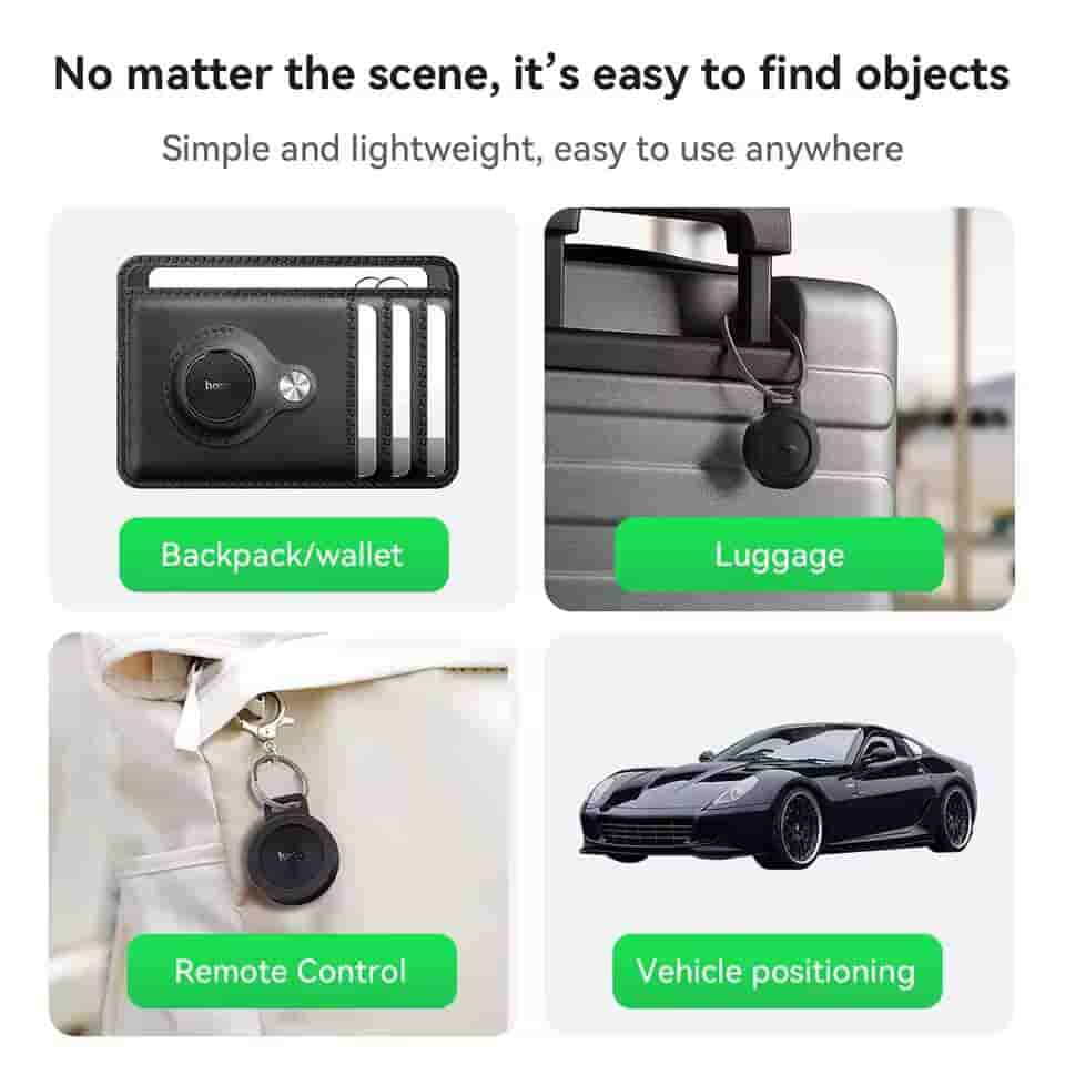 HOCO E103 Air Tags Trackers for iOS and Google Android Mobile Phone Anti Lost Device