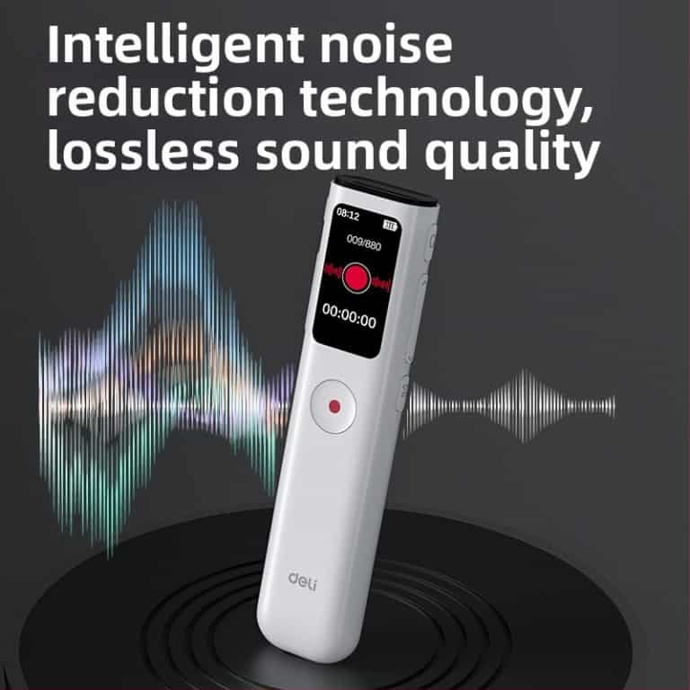 Deli MP305 Powerful Digital Voice Recorder - 8GB