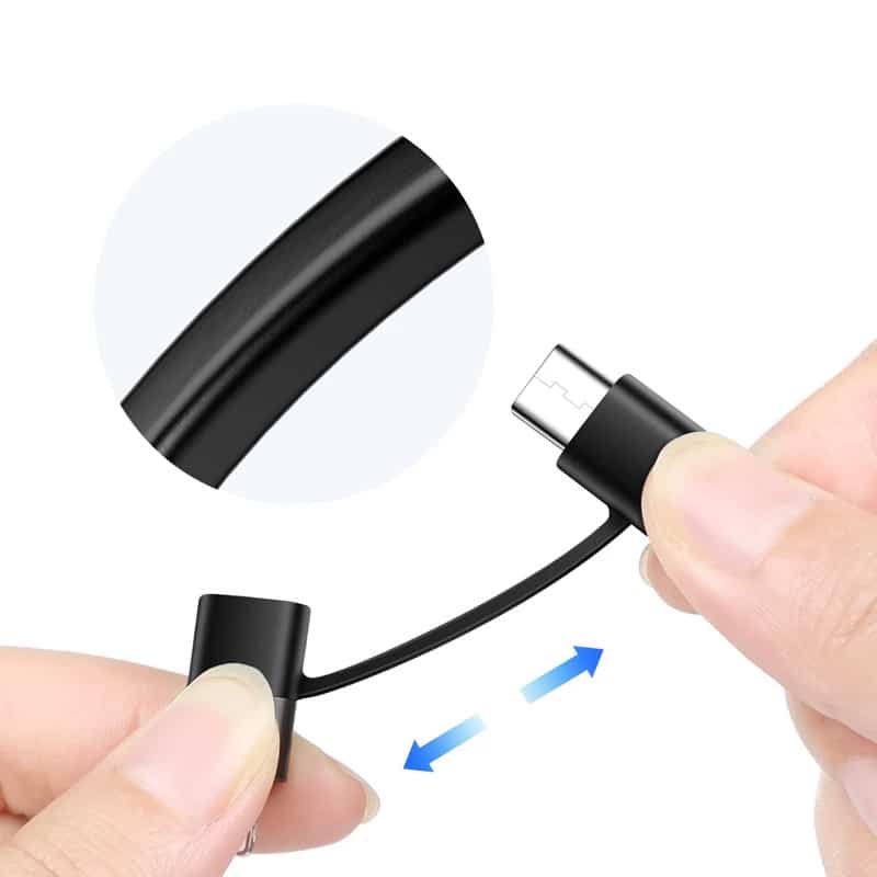 Mcdodo CA-712 60W 2 in 1 PD Fast Charge Data Cable - 1.2M