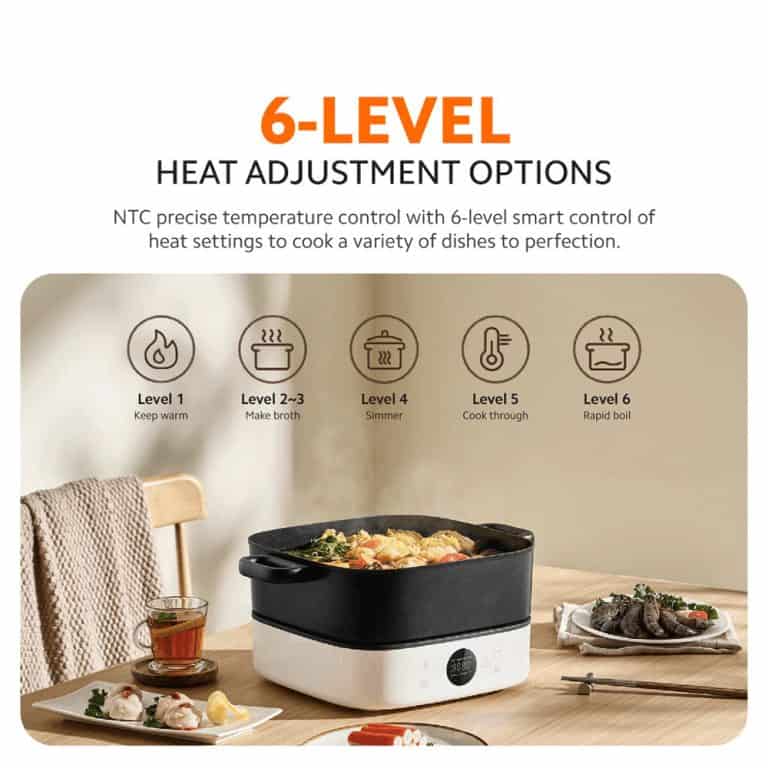 Xiaomi MEH01 Multifunctional Hot Pot Cooker 6L