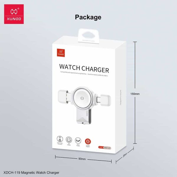 XUNDD XDCH-119 Magnetic Apple & Samsung Watch Charger
