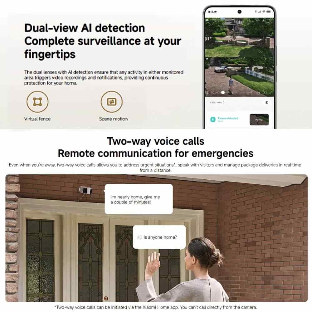 Xiaomi CW100 Dual Outdoor Camera