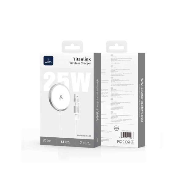 WiWU Wi-C103 Titanlink 25W Fast Wireless Charger