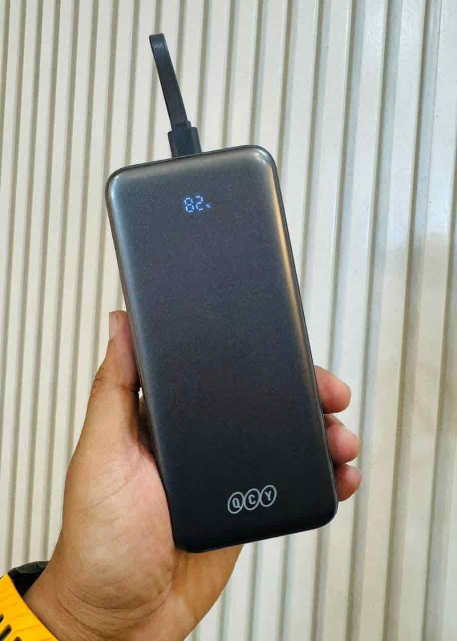 QCY Pulse PB20D 20000mAh Power Bank with 3 Built-in Cables