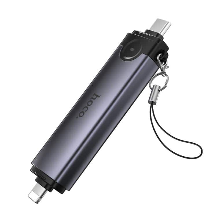 Hoco HB56B OTG USB-C / Lightning to SD, TF, USB2.0 Portable Card Reader