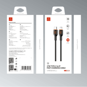 Xundd XDDc-054 27W Type C to IP Fast Charging Cable - 1m
