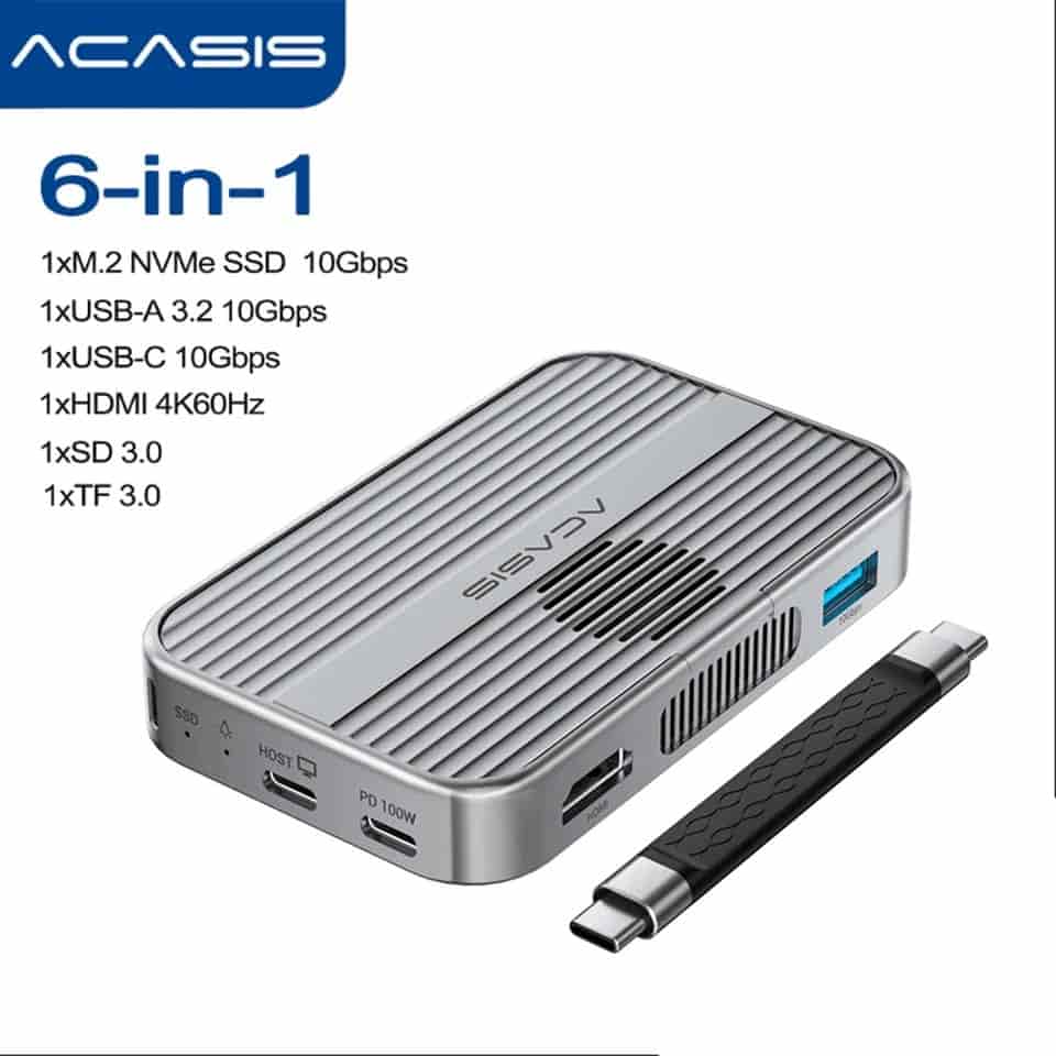 Acasis EC-1401 USB-c Magnetic SSD Enclosure Docking Station For Mobile Phones