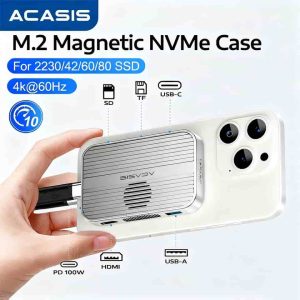 Acasis EC-1401 USB-c Magnetic SSD Enclosure Docking Station For Mobile Phones