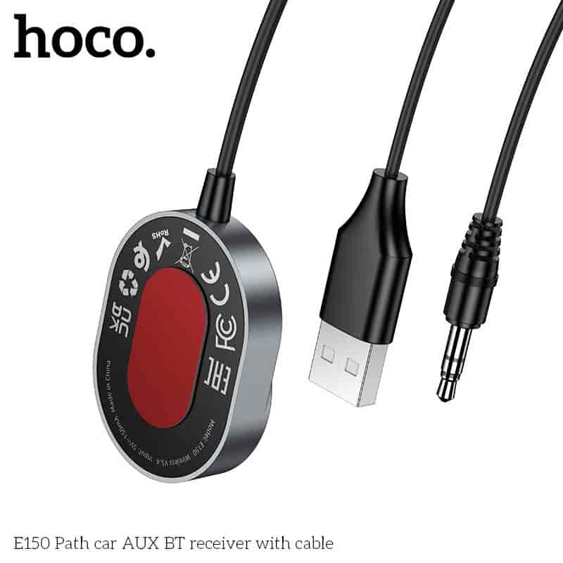 HOCO E150 Auto AUX Bluetooth 5.4 Receiver