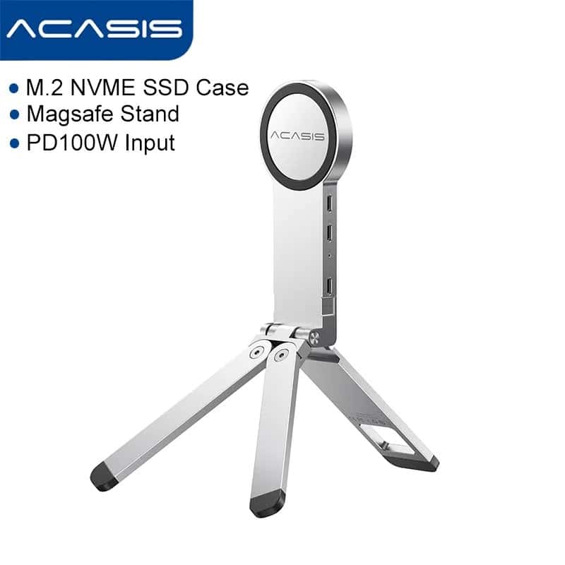 Acasis MS1 10Gbps M.2 NVme SSD Enclosure With Magnetic Stand