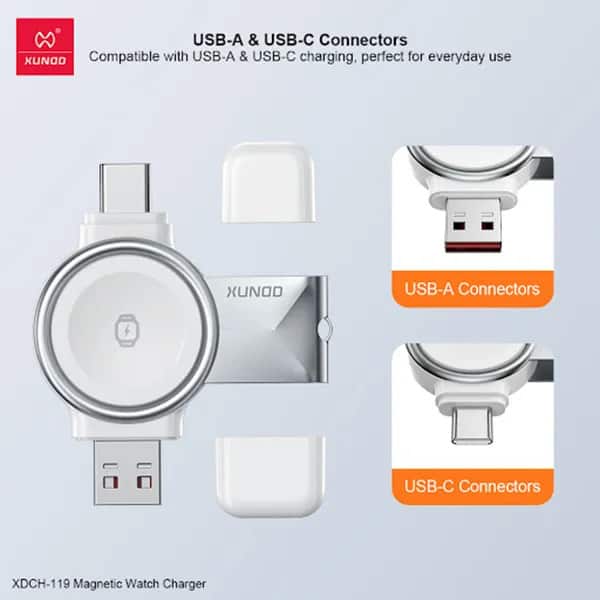 XUNDD XDCH-119 Magnetic Apple & Samsung Watch Charger