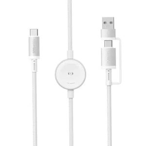 WiWU WI-C104 Titanlink 2-in-1 Apple Watch Charger With 100W Fast Charging Cable