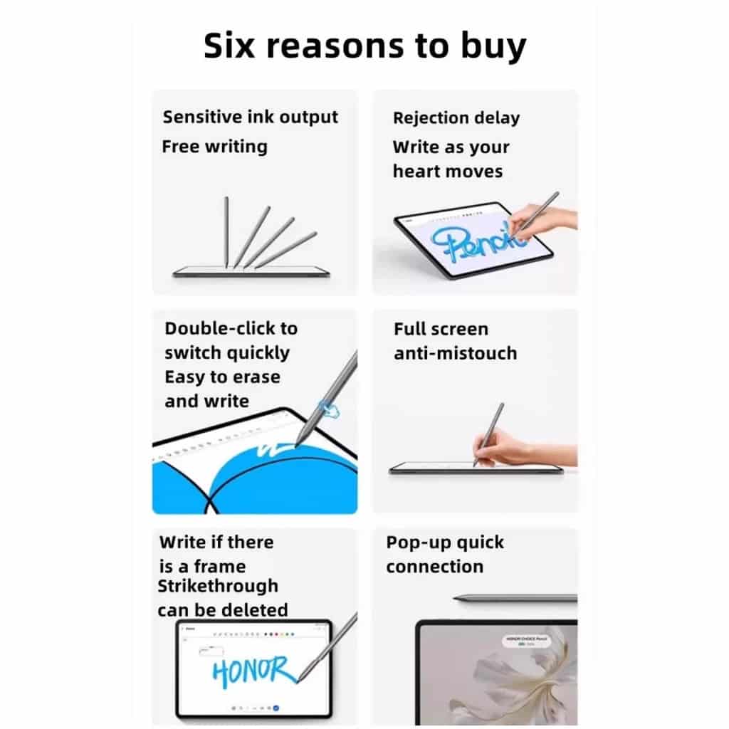 Honor Choice TNHCHOP Stylus Pen for Honor Pad 9 Pad 10 X9Pro