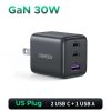 Ugreen X515 30W GaN Fast Charger 3-Port (US 2C 1A)