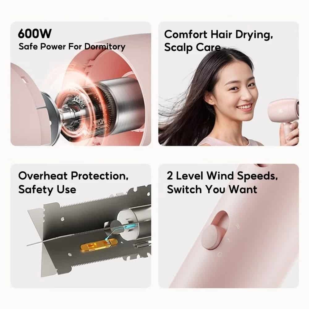 Xiaomi ENCHEN Air 3 Travel Mini Hair dryer