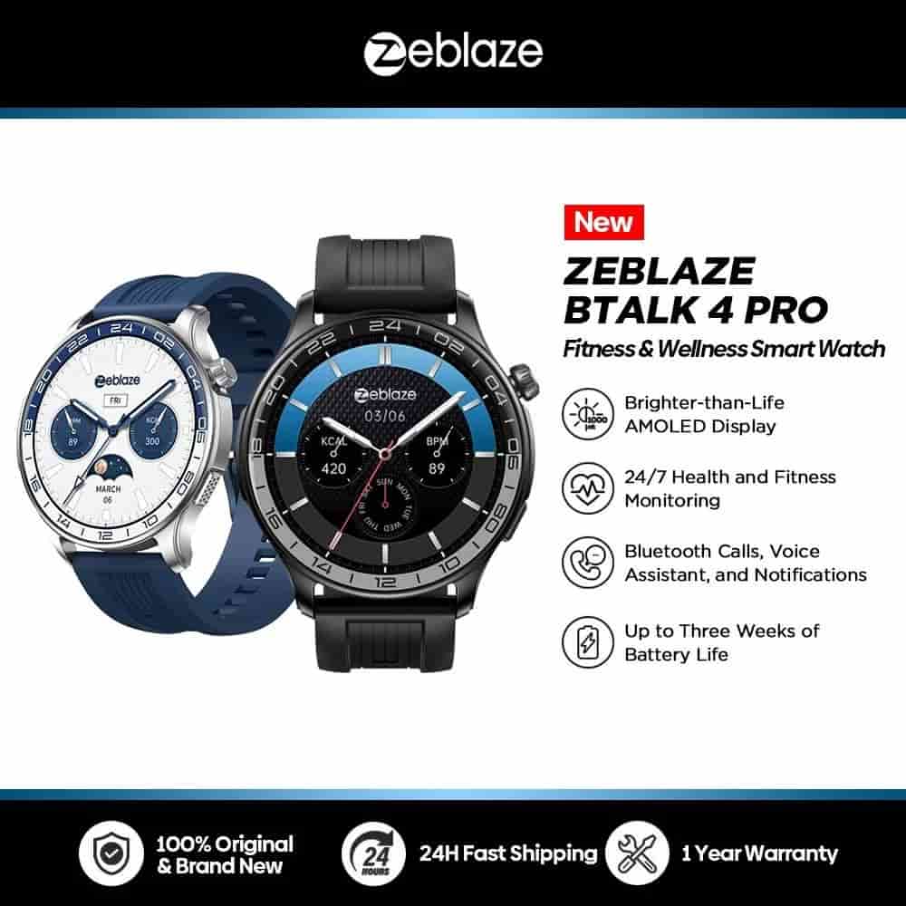 Zeblaze Btalk 4 Pro Voice Calling Smart Watch