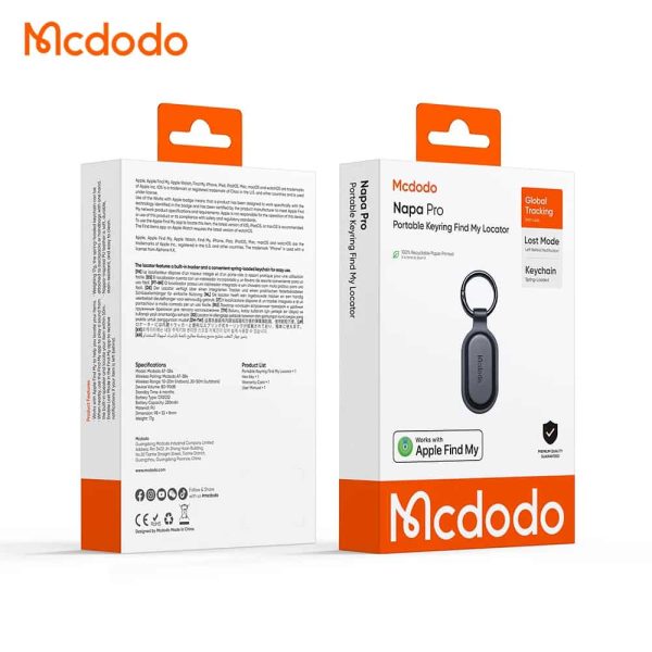 Mcdodo AT-3841 Napa Pro series Portable Keyring Find My Locator