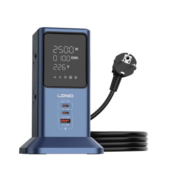 Ldnio SC2-1 45W Tower Extension Power Socket 2500W