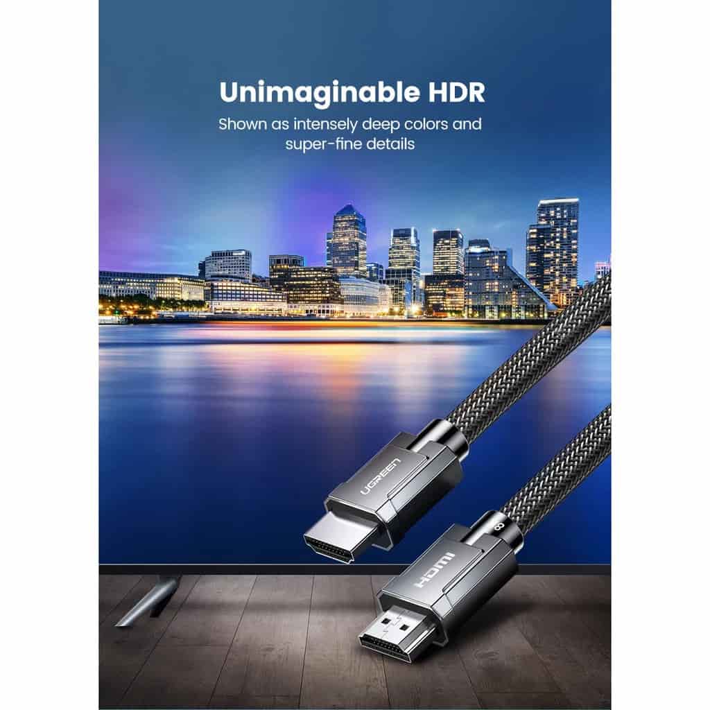 Ugreen HD135 8K @60Hz HDMI Zinc Alloy Round Cable