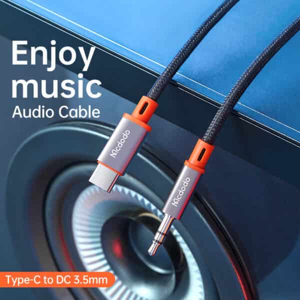 Mcdodo CA-0820 Type-C to 3.5mm AUX Audio Cable - 1.2m