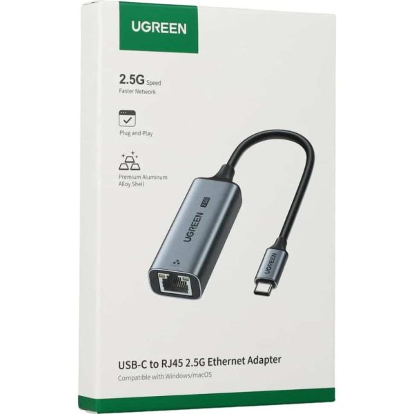 UGREEN CM648 USB-C to RJ45 2.5G Ethernet Adapter (25052)