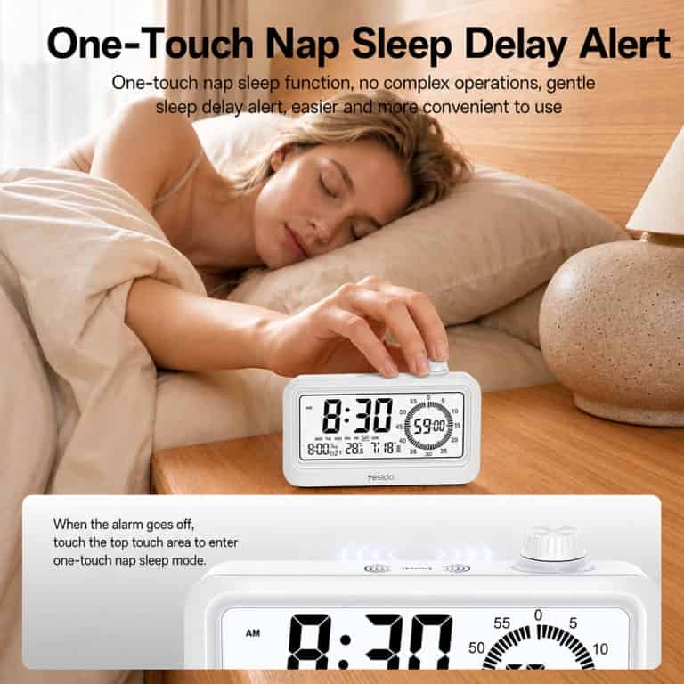 Yesido EC46 Digital Alarm Clock with Visual Timer