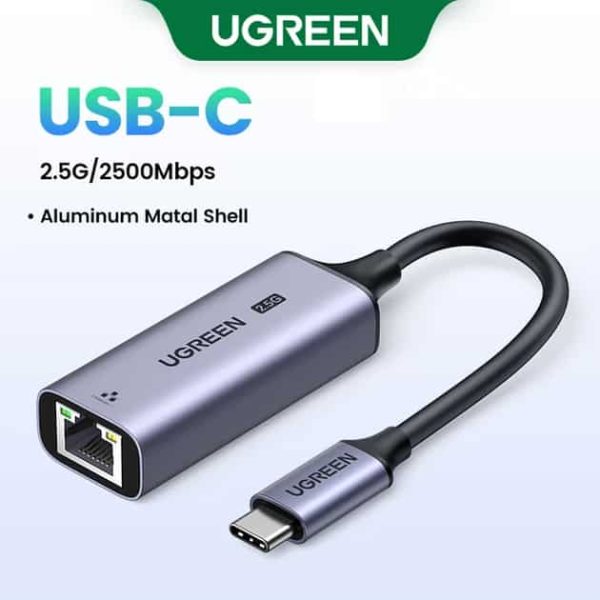 UGREEN CM648 USB-C to RJ45 2.5G Ethernet Adapter (25052)