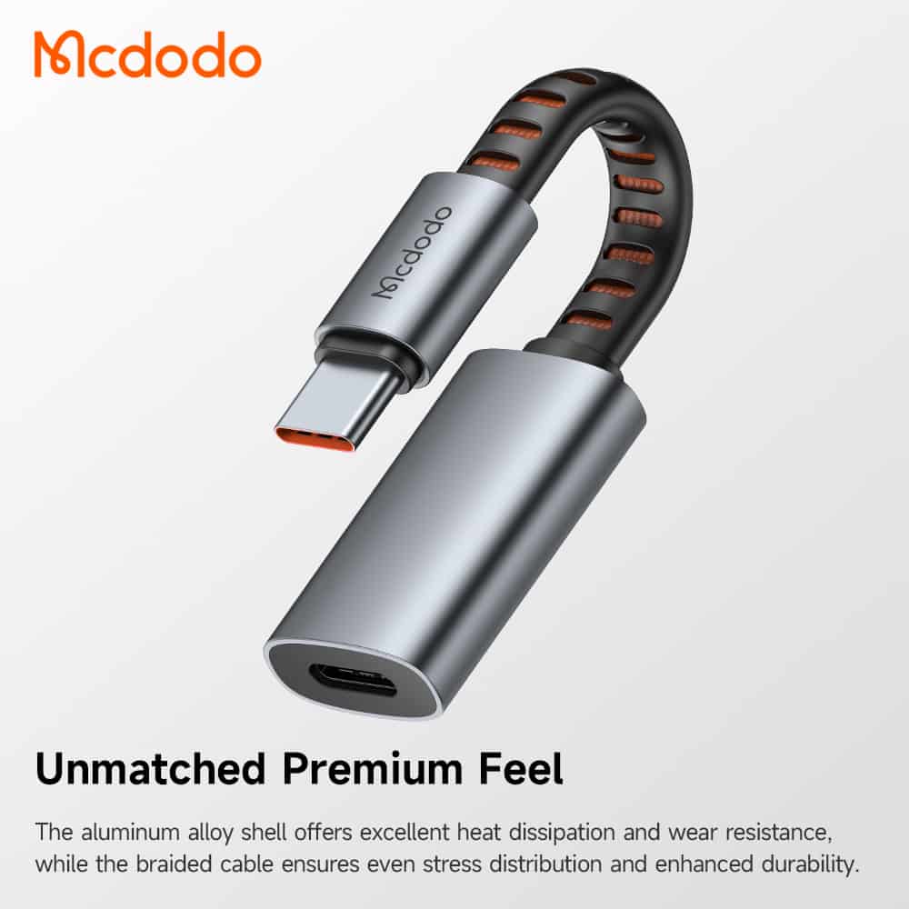 Mcdodo CA-4870 Lightning to USB-C Adapter Cable 24W Fast Charging Data Transfer With Calling
