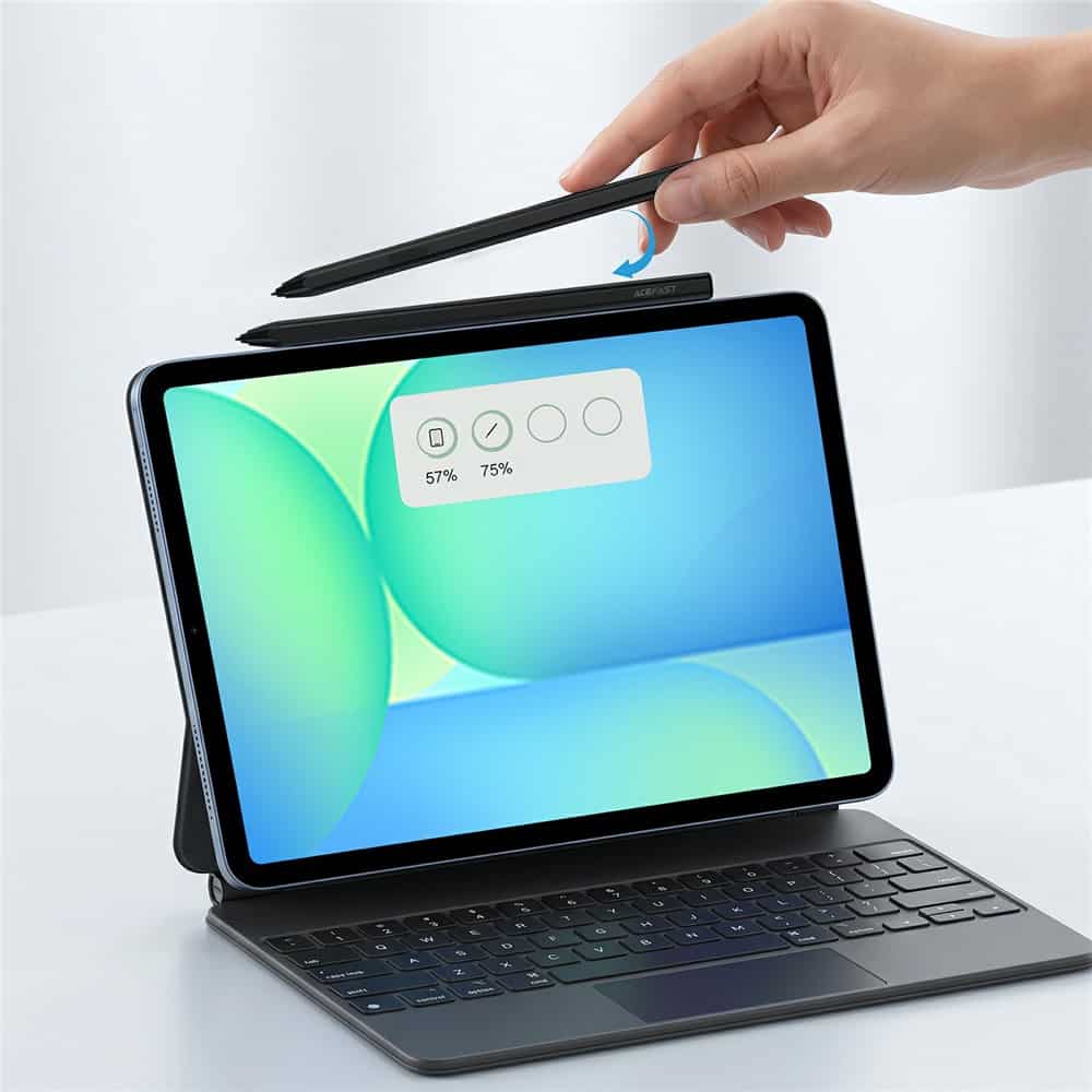 ACEFAST V4 Electromagnetic Pen Working With Amazon Kindle / Samsung Galaxy Tab