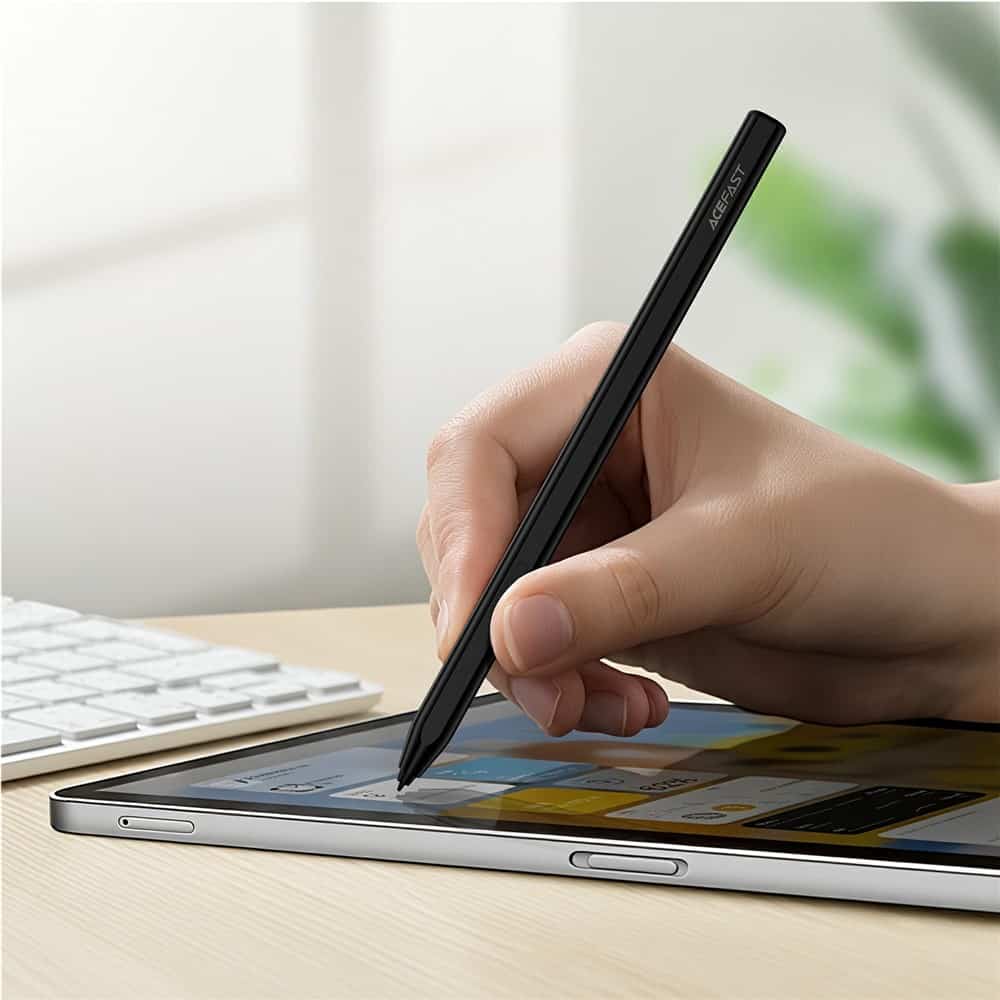 ACEFAST V4 Electromagnetic Pen Working With Amazon Kindle / Samsung Galaxy Tab