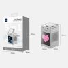 WiWU Wi-W043 Pixel 5-in-1 Qi2 15W Wireless Charging Station Bluetooth Speaker With Pixel Display
