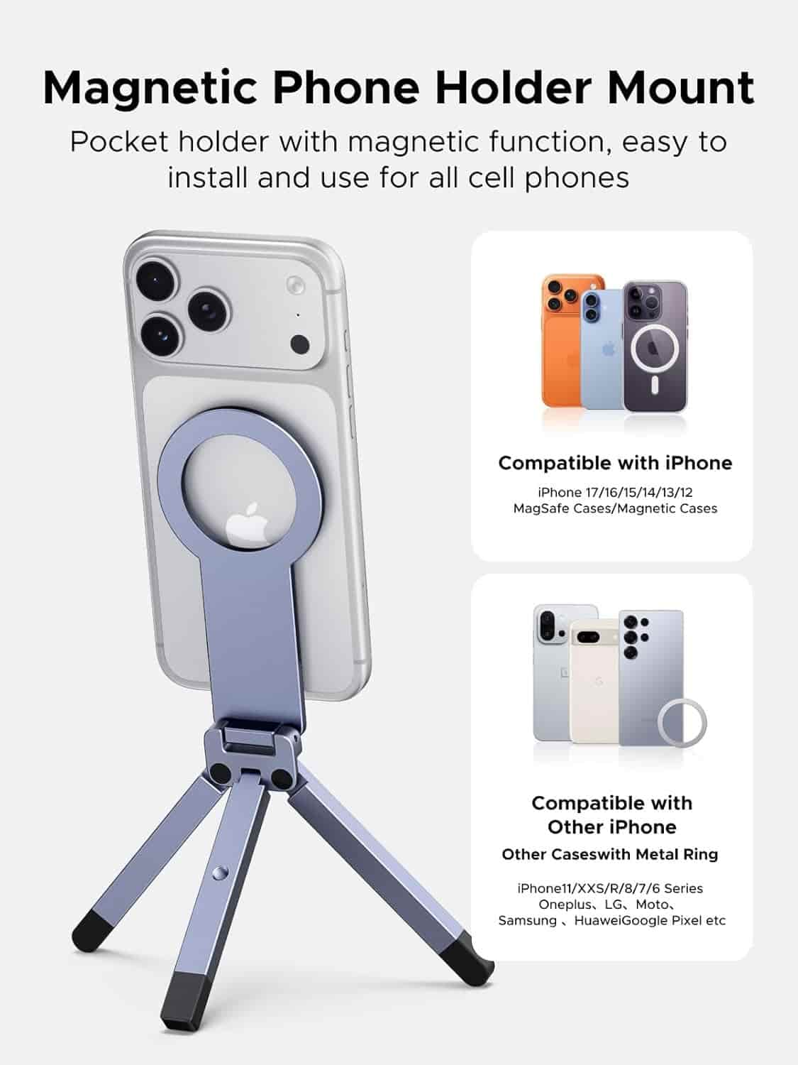 UGREEN LP962 Magnetic Phone Tripod Stand