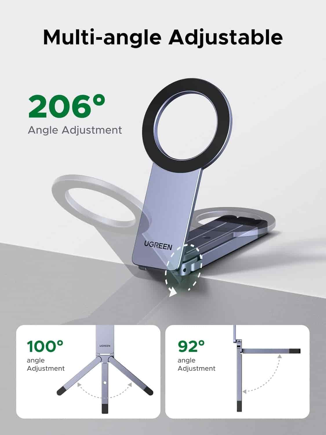 UGREEN LP962 Magnetic Phone Tripod Stand