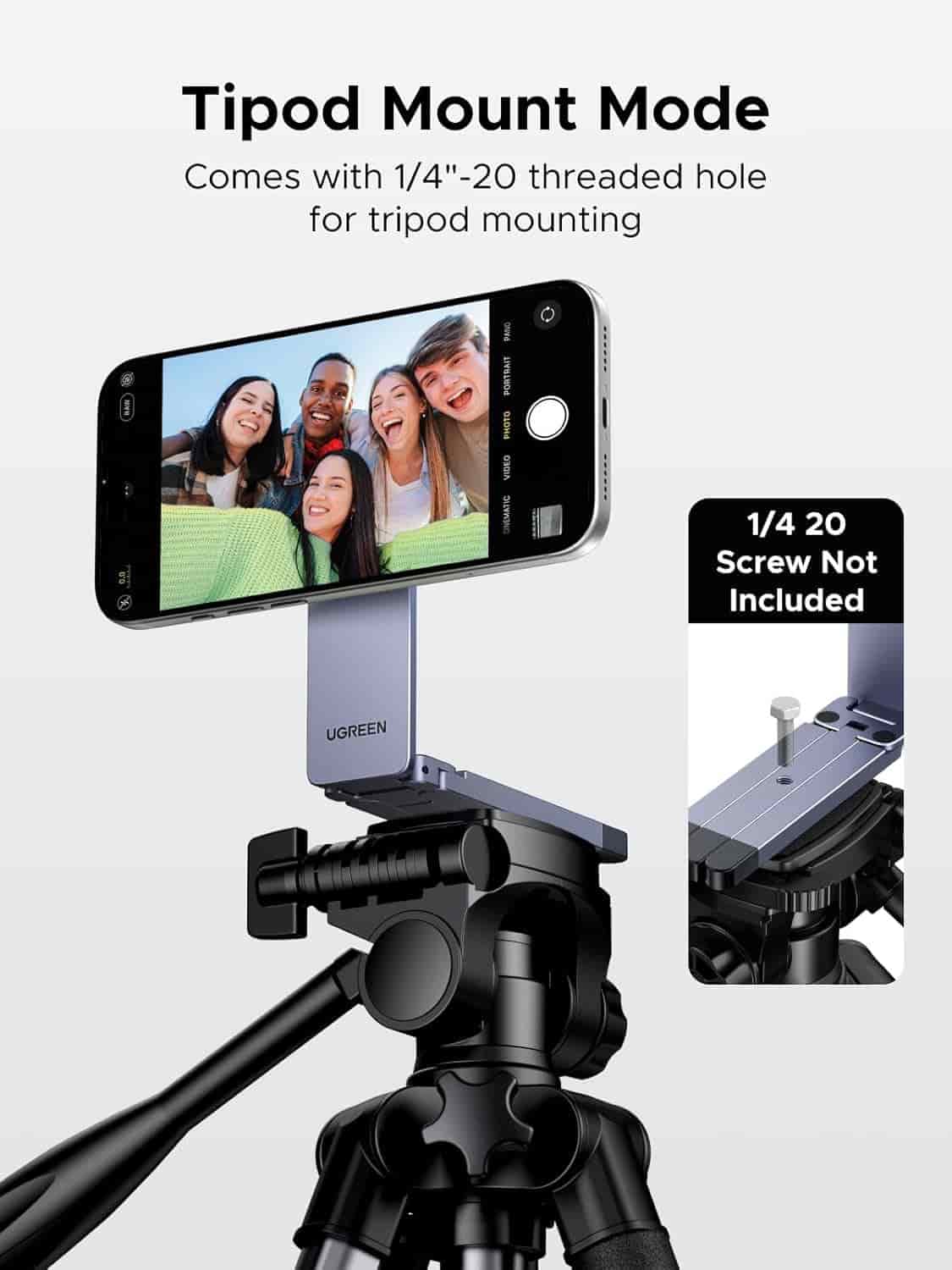UGREEN LP962 Magnetic Phone Tripod Stand