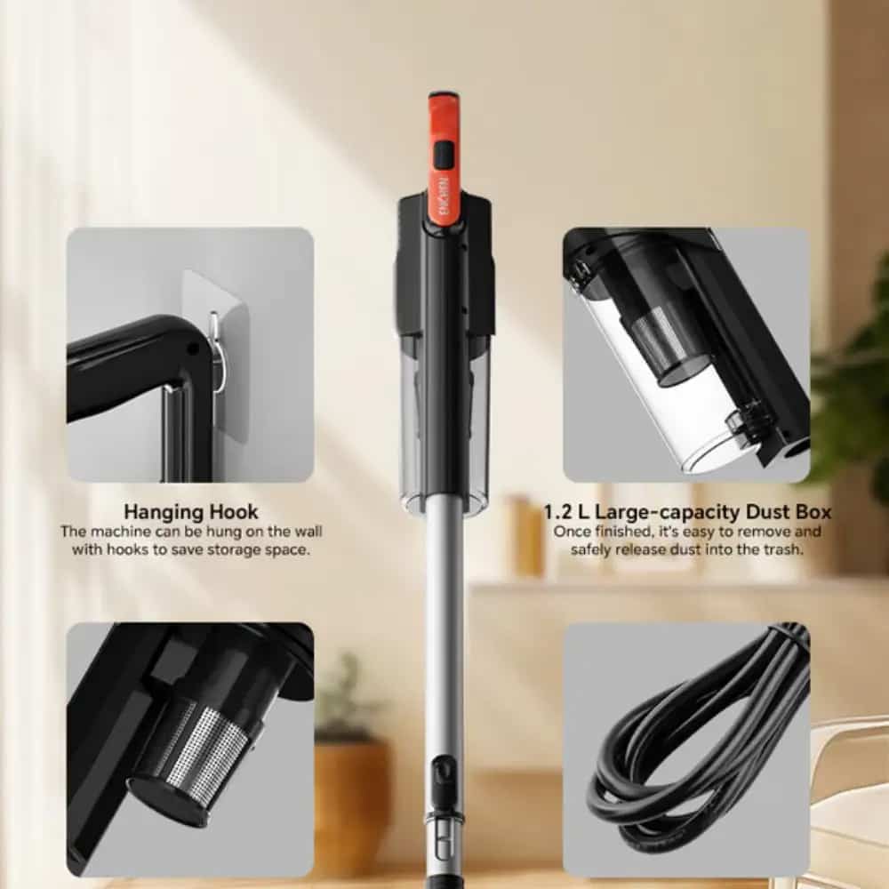 Xiaomi Enchen V3 Plus Cordless 2-in-1 Handheld Vacuum Cleaner 8000mAh Li-ion Battery
