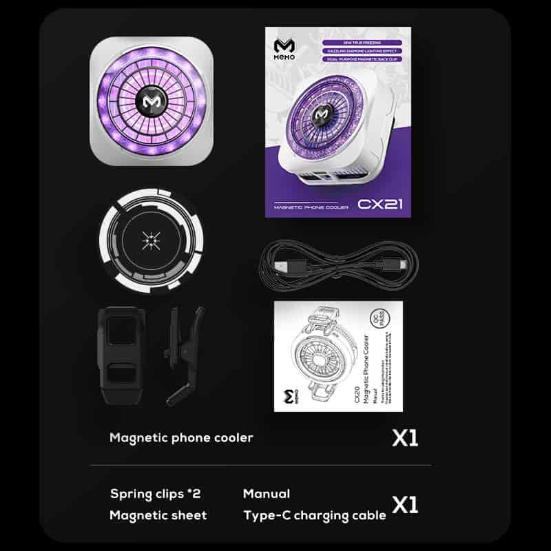 MEMO CX21 Semiconductor Phone Cooler 18w Fast Ice Cooling