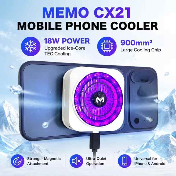MEMO CX21 Semiconductor Phone Cooler 18w Fast Ice Cooling