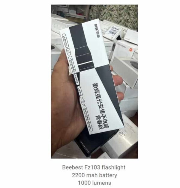Xiaomi Beebest Fz103 Flashlight 1000lm 2200mAh Battery