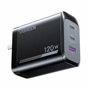 UGREEN X375 120W GaN Fast Charger with PD100W for Mobile Phones, Laptops, Mac, Multi-port, Universal