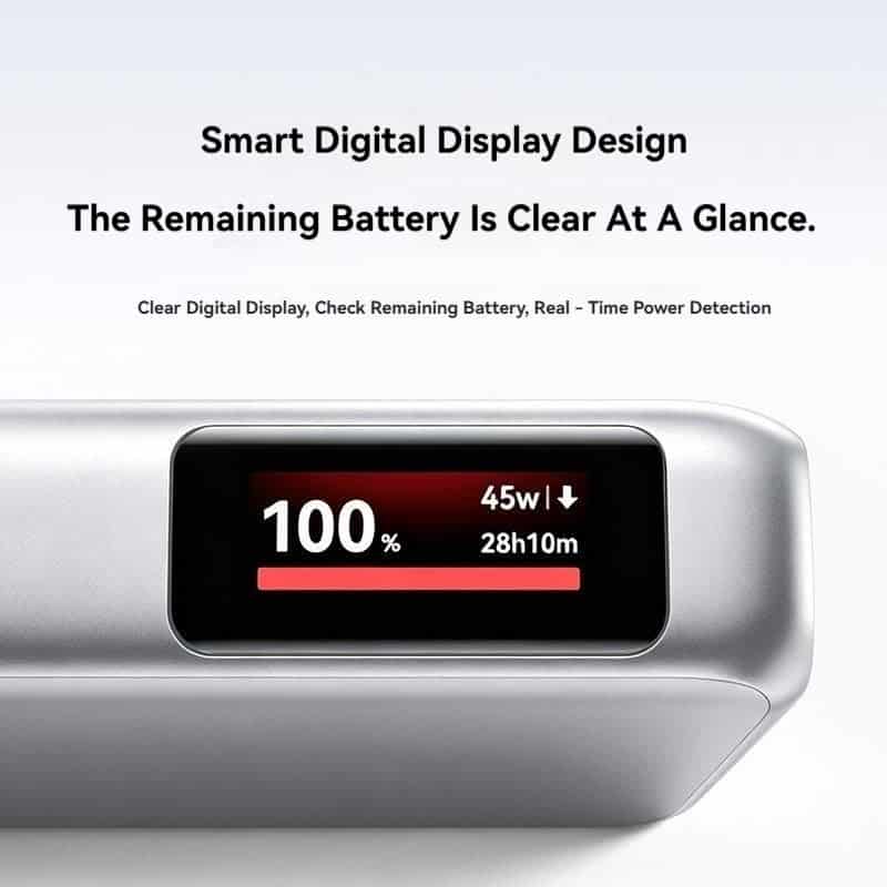 UGREEN PB541 PowerBank 10000mAh 45W Fast Charging Portable Built In Cable With Digital Display